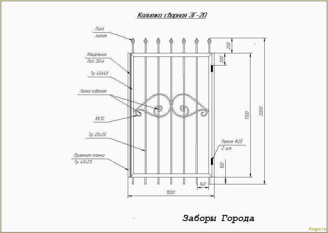 Как сделать калитку из профильной трубы самостоятельно