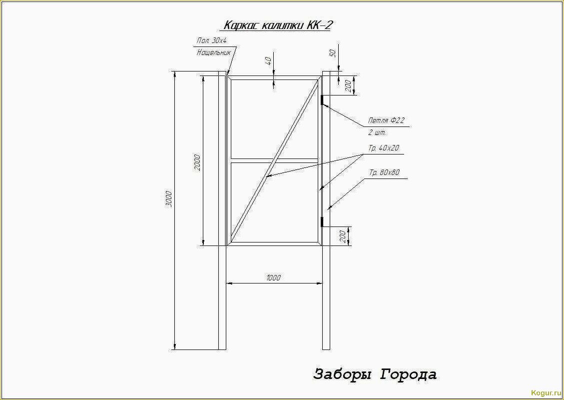 Как сделать калитку из профильной трубы самостоятельно