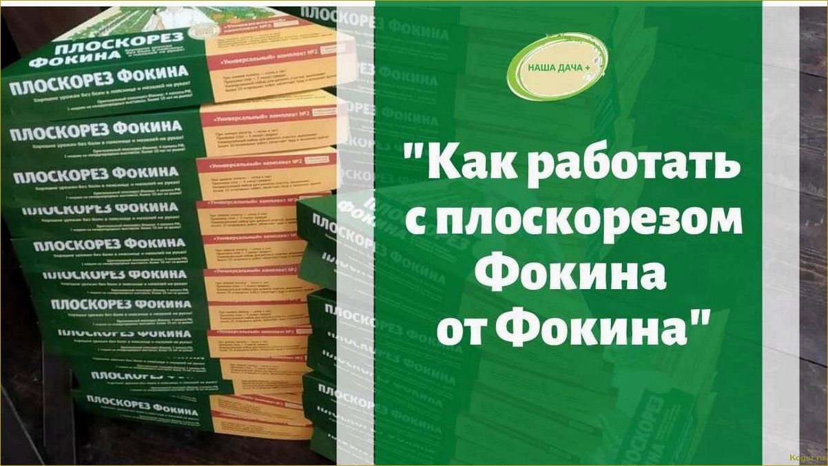 Как работать плоскорезом эффективно, экономя силы и с удовольствием