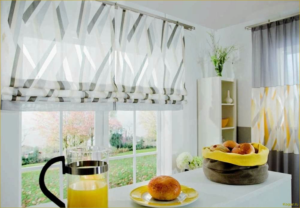 Как выбрать кухонные шторы и создать домашний уют