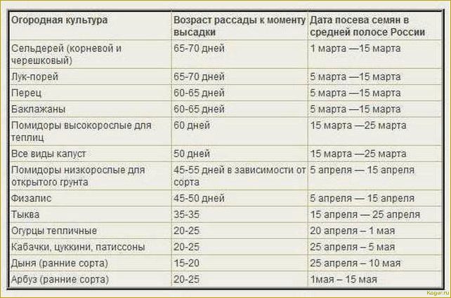 Когда садить перец на рассаду?