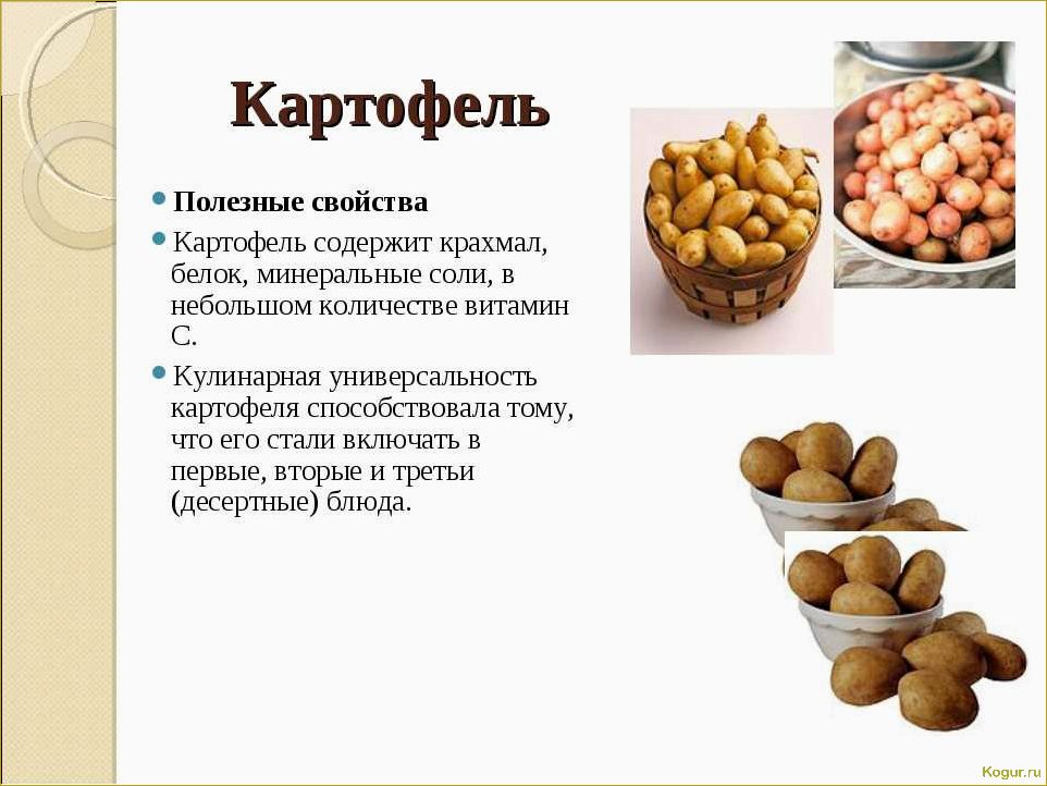 Польза и вред картофеля, его сока, крахмала, отвара, ростков