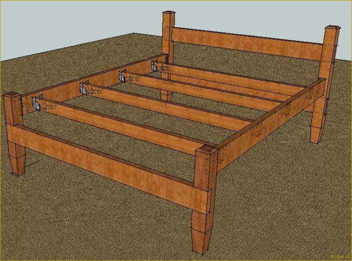 Как сделать красивую и надежную кровать своими руками из дерева