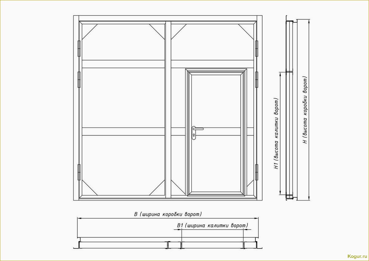 Самостоятельное изготовление и установка распашных гаражных ворот: пошаговая инструкция