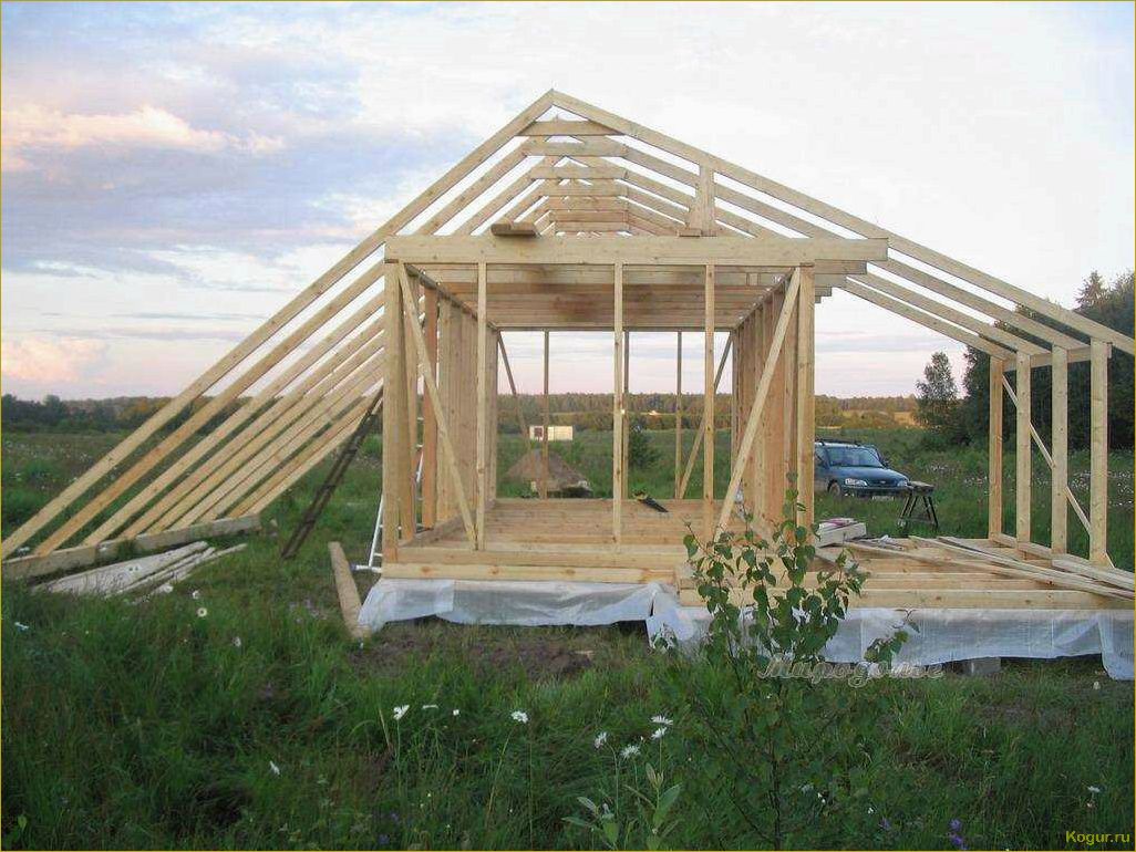 Как самостоятельно построить дом из бруса на дачном участке