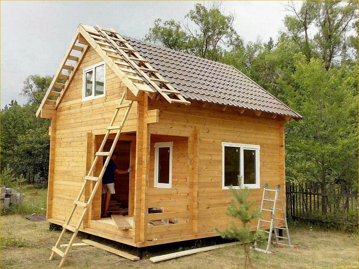Как самостоятельно построить дом из бруса на дачном участке