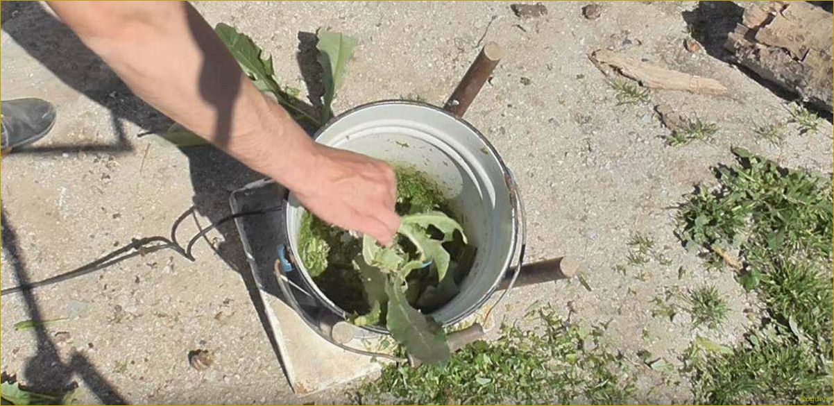 Измельчитель травы из стиральной машины, дрели, пылесоса: простое решение для садоводов