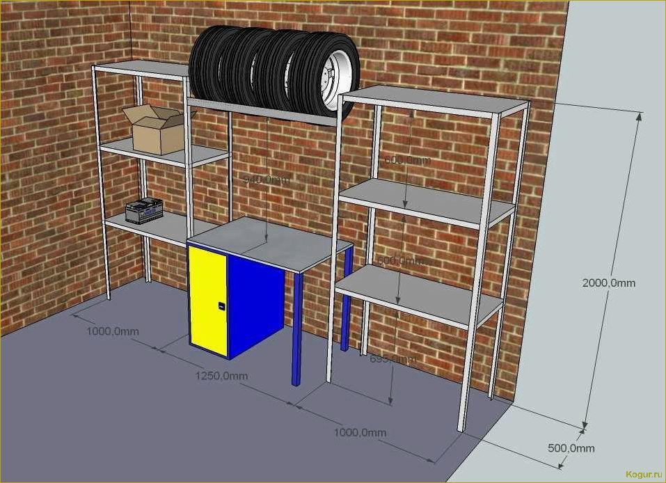 Как сделать стеллажи в гараже своими руками