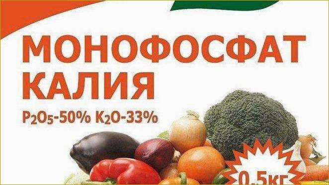 Использование удобрения монофосфат калия для увеличения плодородности почвы и повышения урожайности.