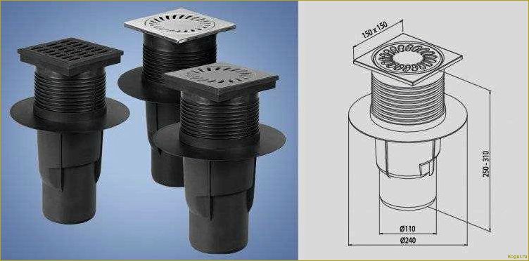 Трапики для слива воды: внешний вид и установка