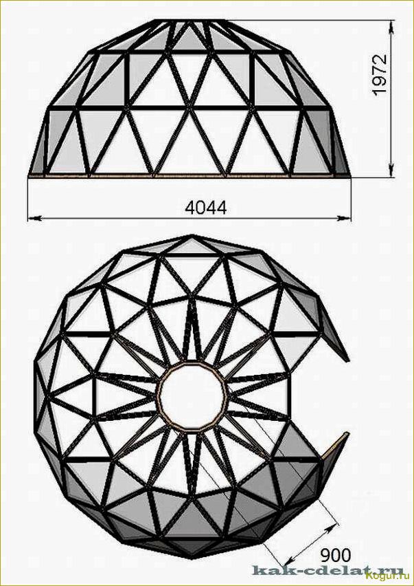 Купольная теплица: расчеты и особенности обустройства