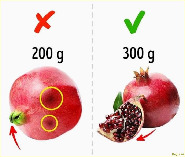 Как выбрать спелый и сладкий гранат: 5 важных советов