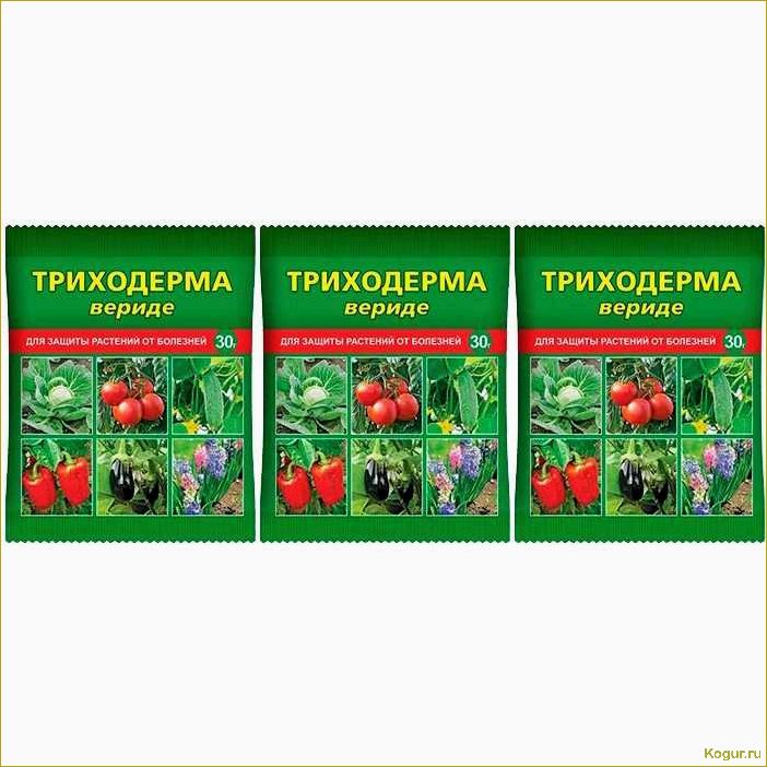Биологический препарат Триходерма Вериде — уникальное средство защиты садовых растений
