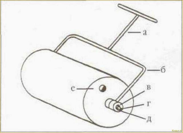 Как сделать каток для газона своими руками
