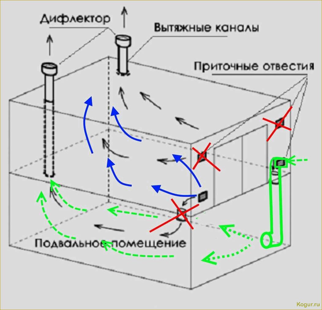Как сделать вытяжку в погребе без ошибок и правильно