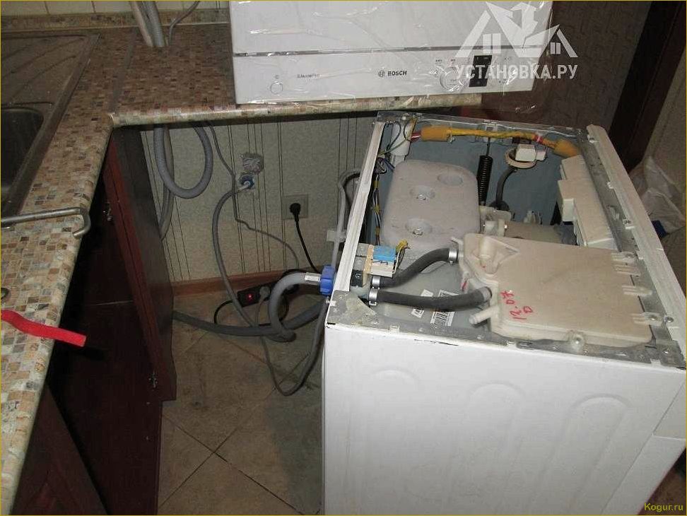 Установка посудомоечной машины на кухне своими руками
