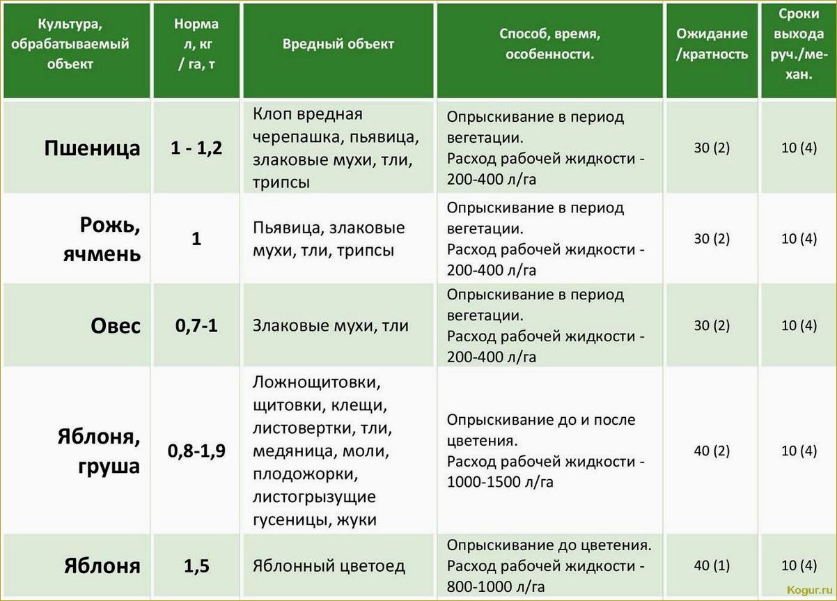 Список и особенности применения инсектицидов системного действия для защиты плодовых деревьев