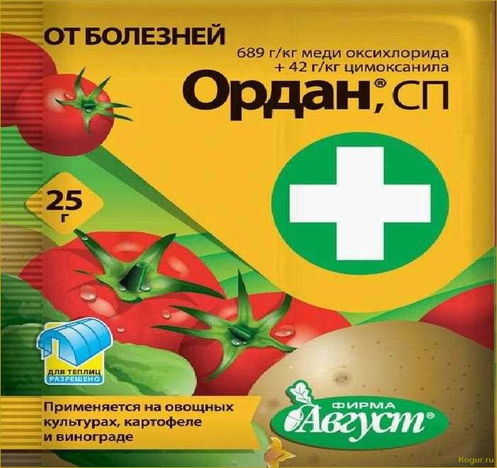 (инструкция, применению, препарата, ордан, защиты) Инструкция по применению препарата Ордан для защиты огородных растений