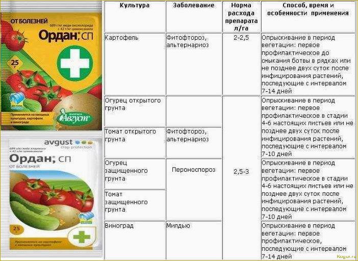 (инструкция, применению, препарата, ордан, защиты) Инструкция по применению препарата Ордан для защиты огородных растений
