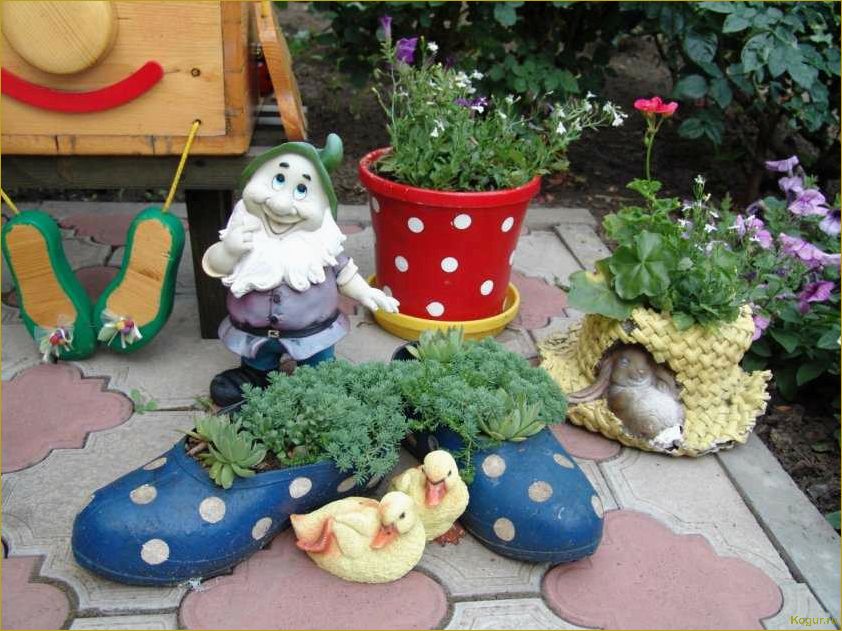 (украшаем, дачу, декоративными, фигурками) Украшаем свою дачу и сад декоративными фигурками, сделанными своими руками