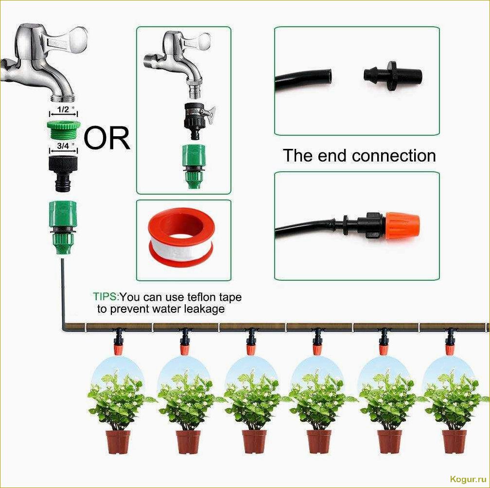 Повышение эффективности полива грядок с помощью системы Жук для капельного орошения
