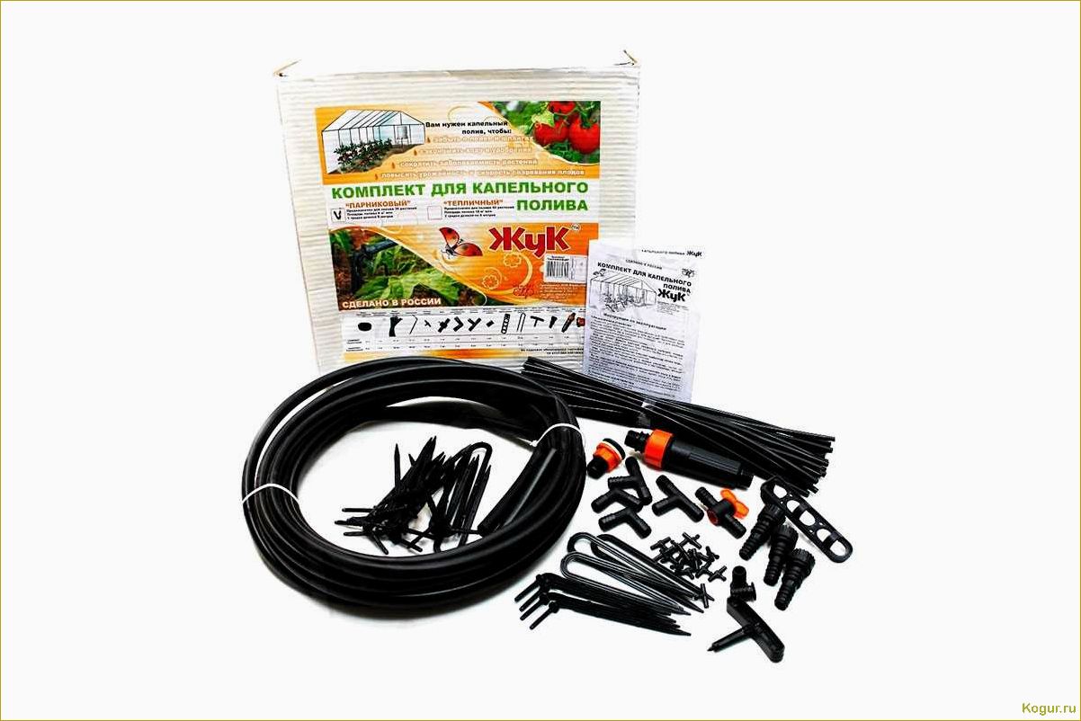 Повышение эффективности полива грядок с помощью системы Жук для капельного орошения