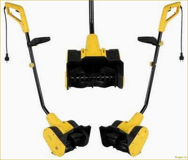 Электрическая снегоуборочная лопата: виды и характеристики