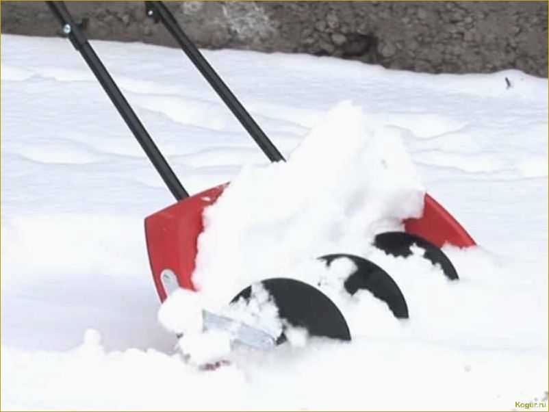Электрическая снегоуборочная лопата: виды и характеристики
