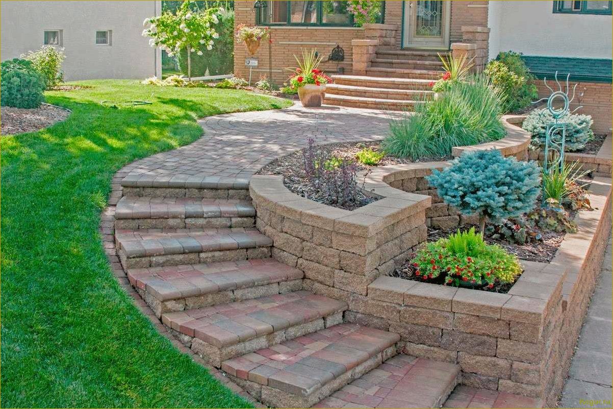 Элитное бетонное крыльцо украсит дом на дачном участке